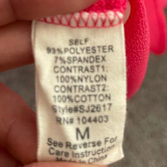 Bright Pink Top 💗 Size M - Picture 3 of 4